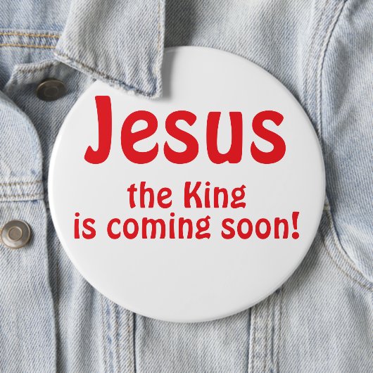 Jesus is coming 缶バッジ (インサイチュ)