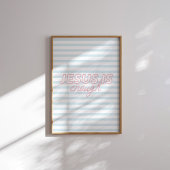 Jesus Is Enough Minimal Pastel Christian Wall Art  ポスター