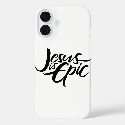 Jesus is EPIC -レタリング宗教書 Case-Mate iPhoneケース (裏面)
