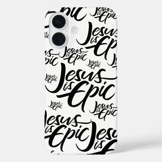 Jesus is EPIC -レタリングChristian Writechnology Case-Mate iPhoneケース (裏面)