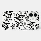 Jesus is EPIC -レタリングChristian Writechnology Case-Mate iPhoneケース (裏面 (横))