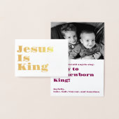 Jesus is King - ホイルカード (ディスプレー)