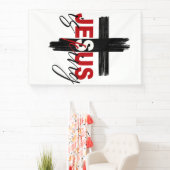 JESUS Is King 信仰表明アート 横断幕 (インサイチュ)
