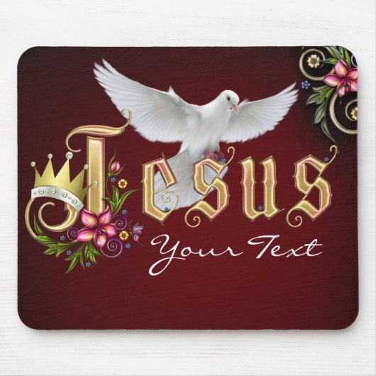『Jesus Is King#2』オリジナルマウスパッドを作る マウスパッド (正面)