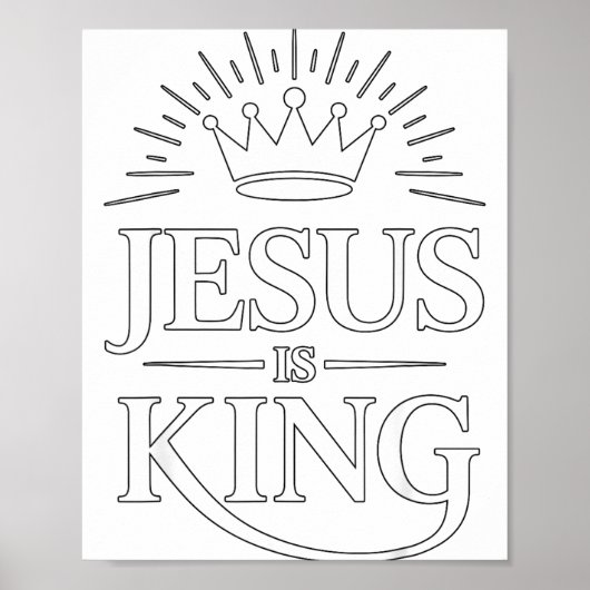 Jesus Is King Christian  ポスター (正面)
