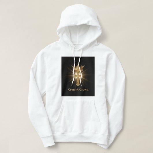  Jesus Is King Gold Crown Christian Men’s jumper パーカ (デザイン正面)
