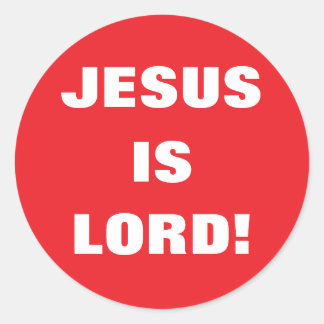 JESUS IS LORD! ラウンドシール