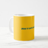 Jesus is Lord and Savior Mug コーヒーマグカップ (正面左)