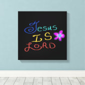 Jesus is LORD Christian  キャンバスプリント (インサイチュ (ウッドフロア))