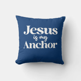 Jesus is My Anchor Christian Home Decor  クッション