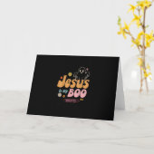 Jesus Is My Boo He Loves You More Playful Faith St カード (黄色い花)