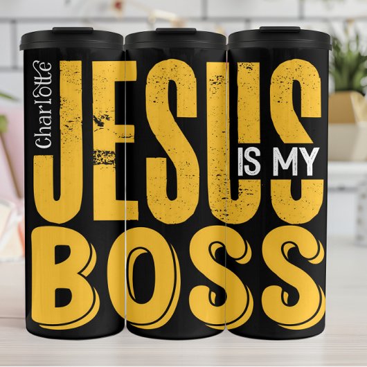 Jesus Is My Boss タンブラー