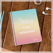 Jesus is my Influencer | Personalized Rainbow ノートブック