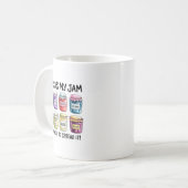 Jesus Is My Jam And Im Here To Spread Christian Bi コーヒーマグカップ (正面左)