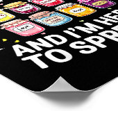 Jesus Is My Jam And Im Here To Spread Christian Bi ポスター (角)