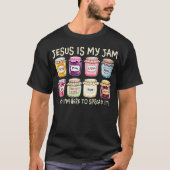 Jesus Is My Jam And Im Here To Spread Christian Bi Tシャツ (正面)