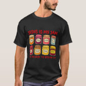 Jesus Is My Jam And Im Here To Spread Christian Bi Tシャツ (正面)