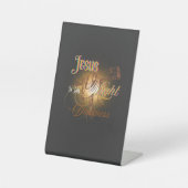 Jesus Is My Light – Halloween Shirt 台座サイン (正面)