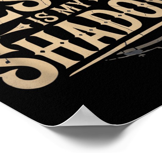 Jesus Is My Shadow Religious Fun Tee  ポスター (角)