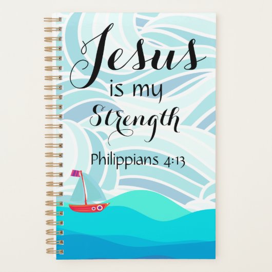 Jesus is my Strength Planner プランナー手帳 (正面)