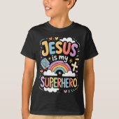 Jesus Is My Superhero Tシャツ (正面)