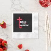 Jesus Is My Valentine 縁ありカクテルナプキン (インサイチュ)