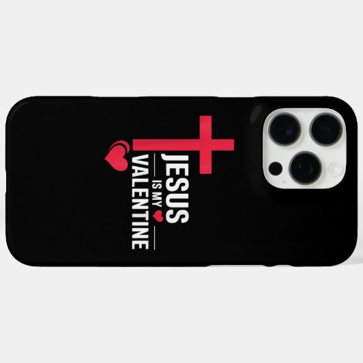 Jesus Is My Valentine Case-Mate iPhoneケース (裏面 (横))
