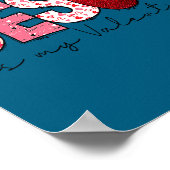 Jesus Is My Valentine Christian Faith Religious Va ポスター (角)