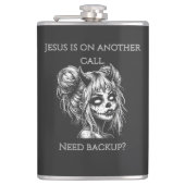 Jesus Is on Another Phone – Succubus Backup フラスク (正面)