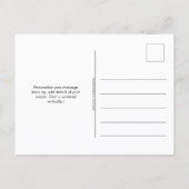 JESUS IS RISEN Logo QR Code Church Services EASTER インビテーションポストカード (裏面)