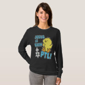 Jesus Is Risen PTL! Christian Easter Cute Yellow C Tシャツ (正面フル)