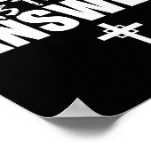 Jesus Is The Answer Jesus T-ShirtAre you a Patriot ポスター (角)