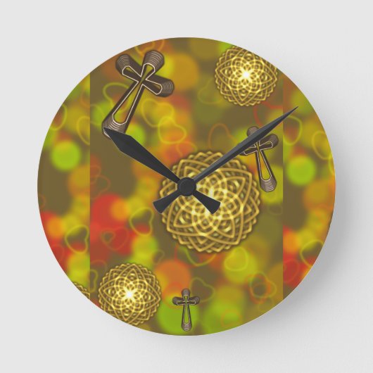 Jesus is the light that I seek  ラウンド壁時計 (正面)