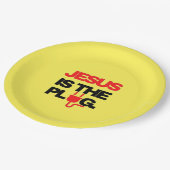 Jesus is the Plug Plate ペーパープレート (アングル)