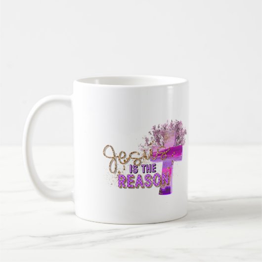 Jesus is the Reason Christian Mug コーヒーマグカップ (左)