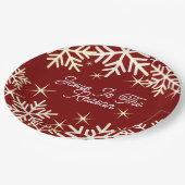 Jesus Is The Reason Christmas Holiday Paper Plates ペーパープレート (アングル)