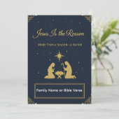 “Jesus Is the Reason” Elegant Christian Card シーズンカード (スタンド正面)