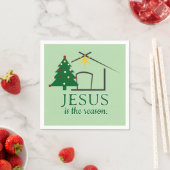 Jesus is the Reason Faith based スタンダードカクテルナプキン (インサイチュ)