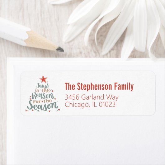 Jesus is the Reason for the Season ラベル (インサイチュ)