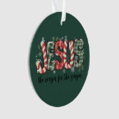 Jesus Is The Reason For The Season Christian Faith オーナメント (正面)