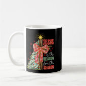 Jesus Is The Reason For The Season Christmas Xmas  コーヒーマグカップ (左)