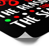 Jesus Is The Reason For The Season Christmas Xmas  ポスター (角)