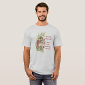 "Jesus is the reason for the season" Fun Squirrel  Tシャツ (正面フル)