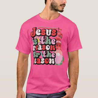 Jesus Is The Reason For The Season Gnome Christian Tシャツ