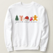 Jesus Is the Reason for the Season Icons  スウェットシャツ (デザイン正面)