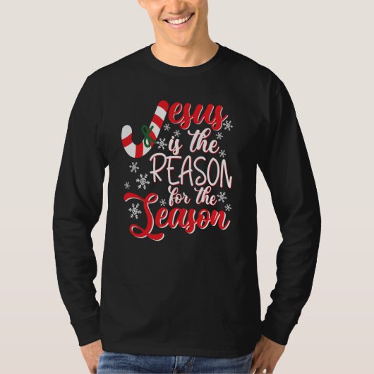 Jesus Is The Reason For The Season Tシャツ (正面)