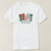 Jesus is the reason for the season tシャツ (デザイン正面)