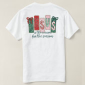 Jesus is the reason for the season tシャツ (デザイン裏面)