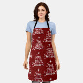 Jesus Is the Reason for This Season Christian  エプロン (着用した状態)