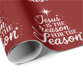 Jesus Is the Reason for This Season Christian  ラッピングペーパー (ロールコーナー)